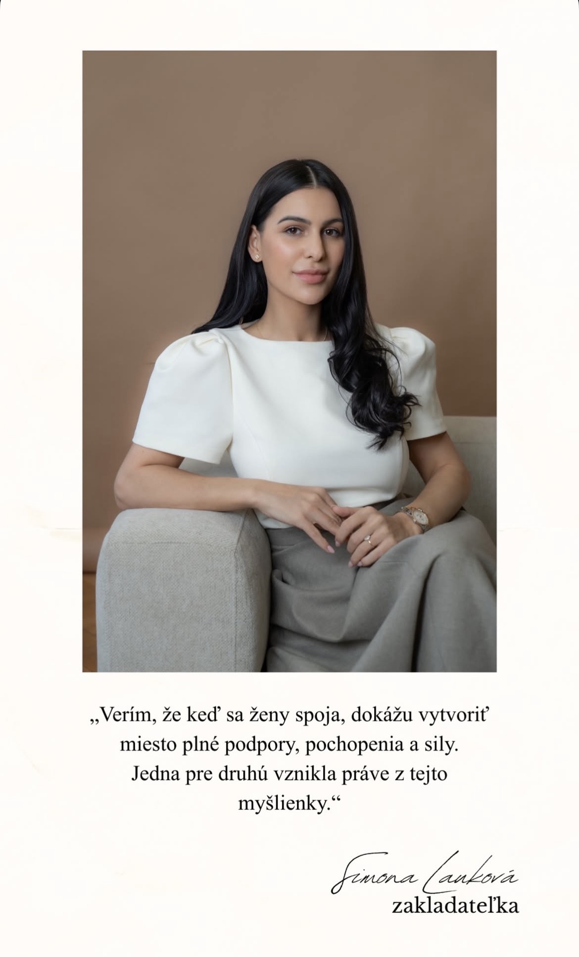 Simona Lauková, zakladateľka